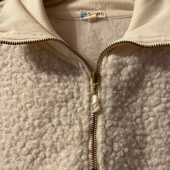 DONNI CREAM QUARTER ZIP SHERPA - Picture 4 of 8